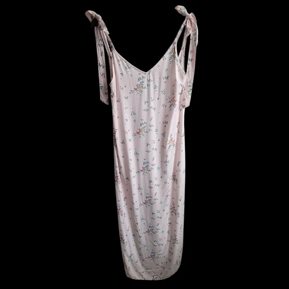 Billabong x The Salty Blonde Boho Beachy Women's Flowy Floral Slip Maxi Dress, L - Picture 2 of 8